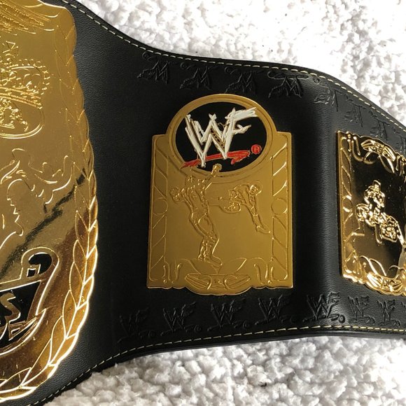 SOLD // WWF World Wrestling Federation World Tag Team Champions Belt Licensed - Picture 3 of 16